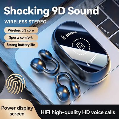 M47 Wireless Headphones Bluetooth Bone Conduction Earphones HIFI Stereo Ear Hook Noise Reduction Sports Waterproof Game Headsets_img_6