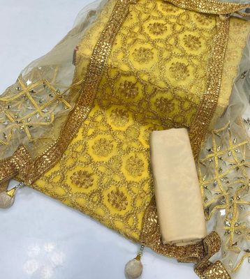 Semi –Embroidery & Sequence Work Party dress_img_2