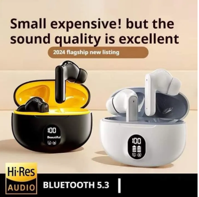 S510 TWS Wireless Bluetooth Headphones 5.3 LED Power Earphones Digital Display Headset Stereo Sound Bluetooth-compatible 5.3 for Bluetooth Wireless Sports High-End Noise Reduction Ultra-Long Life Battery in-Ear Bluetooth Headset By Gadget -X_img_1