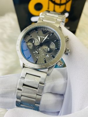 Armani Matte silver chain || Active Chronograph || Uper Dial black_img_0