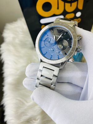 Armani Matte silver chain || Active Chronograph || Uper Dial black_img_2