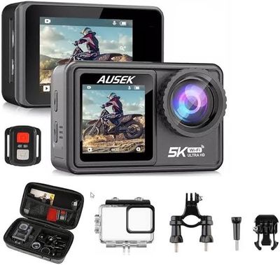 Ausek AT-S81TR Action Camera with Wireless Microphone_img_4