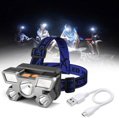 Powerful Rechargeable Head Flashlight for Fishing Led Headlamp Nitecore Camping Headlights Hunting Torch Hiking Front Lanterns_img_1