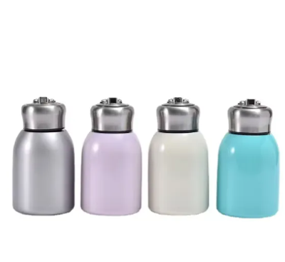 300ML Stainless Steel Vacuum Flask with Lifting Ring Double-layer Vacuum Water Bottle Thermos Cup for Student_img_2
