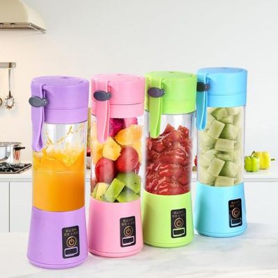 USB Rechargable Mini Portable Fruit & Vegetable Blender_img_4