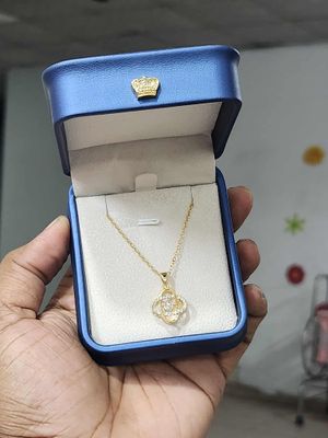 Simple Zircon Oval Pendant_img_3