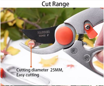HARDEN 8" Garden By-Pass Pruner + Garden Anvil Pruner (200mm) 630403_img_4