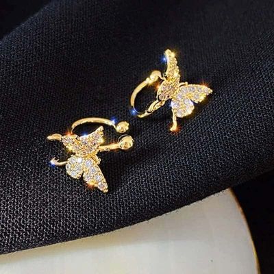Beautiful Butterfly Ear Cuff — Stylish Without Piercing_img_1