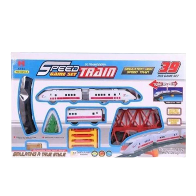 39 Pcs High Speed Big Size Bullet Train Game Set_img_0