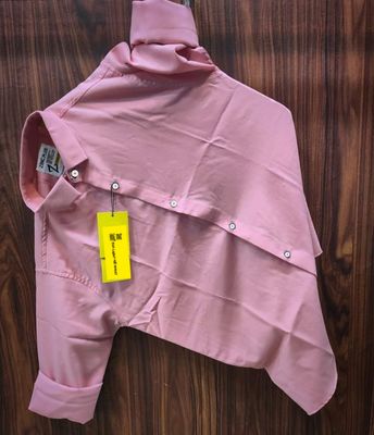Solid formal shirt for men (pink)_img_0