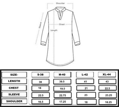 Rawayi Men's Printed Straight Cotton Classic Panjabi(PJB-009)_img_5