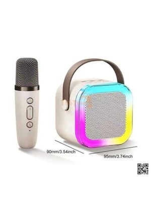 K12 Portable Karaoke Bluetooth Speaker With Microphone_img_2