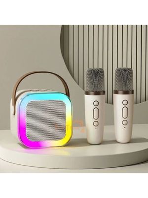K12 Portable Karaoke Bluetooth Speaker With Microphone_img_3