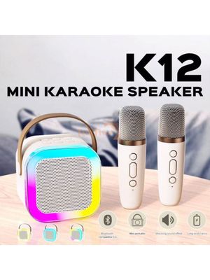 K12 Portable Karaoke Bluetooth Speaker With Microphone_img_5