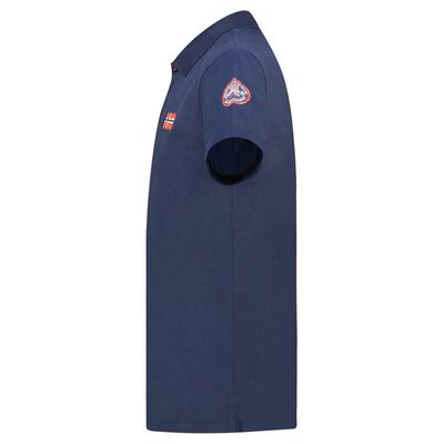 Man - Polo Short Sleeve, Flag and Badge Navy_img_3