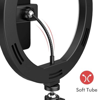 33cm LED Selfie Ring Light Photography Lights WarmCold Lamp With Tripod Dimmable USB Ringlight ForTiktok Video Live Fill Lamp_img_2