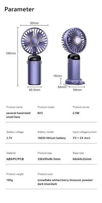 F15 Rechargeable Folding Fan_Powerful Battery_img_8