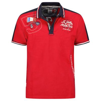 Men - Short-sleeved Polo Red Red_img_0