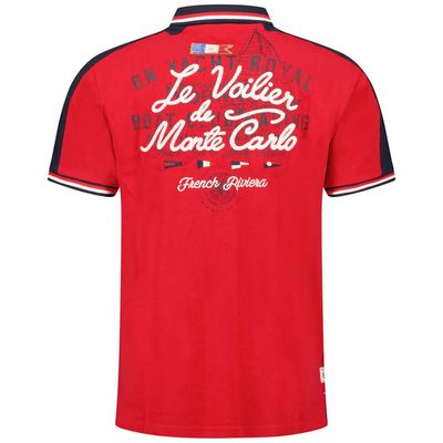 Men - Short-sleeved Polo Red Red_img_2