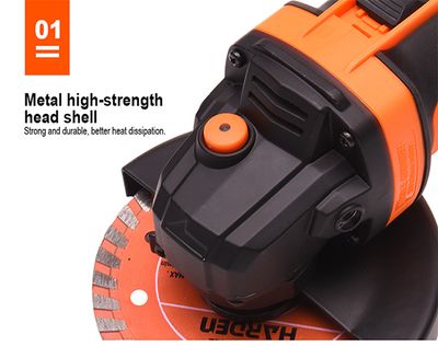 HARDEN 4" 20V Cordless Brushless Angle Grinder | Tool Only | 5000-8500 RPM | Digital Speed Control | Model: 756322_img_9