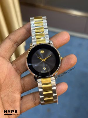 Bestwin BW163 Stainless Steel Watch (Black Dial)_img_1