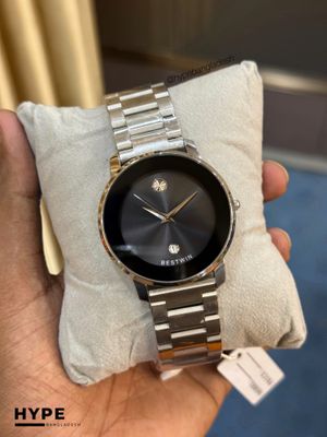 Bestwin BW163 Stainless Steel Watch (Silver-Black)_img_0