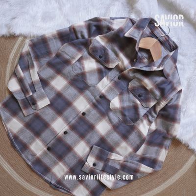 Vintage Ash - Double Pocket Full Sleeve Check Shirt_img_0