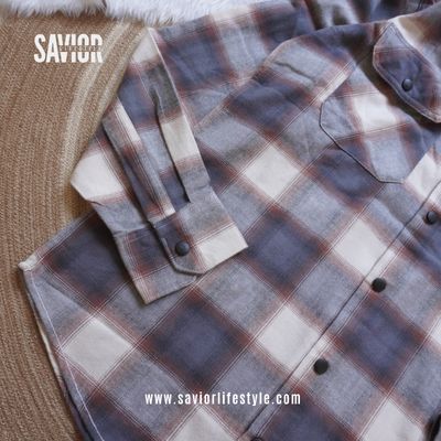 Vintage Ash - Double Pocket Full Sleeve Check Shirt_img_3