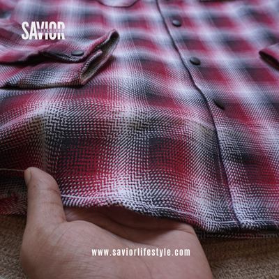 Crimson Black - Double Pocket Full Sleeve Check Shirt_img_3