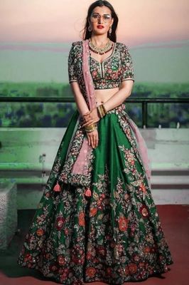 Semi –Embroidery & Sequence Work Party dress_img_1