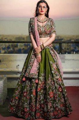 Semi –Embroidery & Sequence Work Party dress_img_3