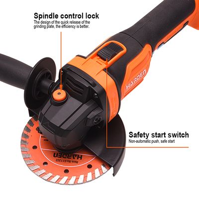 HARDEN 4" 20V Cordless Brushless Angle Grinder | Tool Only | 5000-8500 RPM | Digital Speed Control | Model: 756322_img_4
