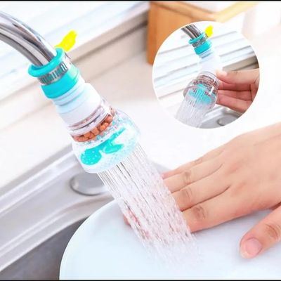 360 Degree Water Tap Extension Filter Adjustable Water filter tape head with fan Kitchen Accessories_img_0