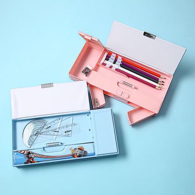 Customized High-Looking Pencil Box, Large Capacity, Creative Automatic Mechanism Pencil Box, Multi-Functional Stationery Box_img_1