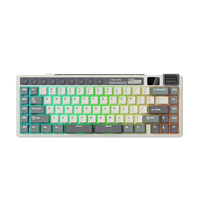ROYAL KLUDGE RK M70 Tri-Mode Wireless Mechanical Gaming Keyboard – Cyan .