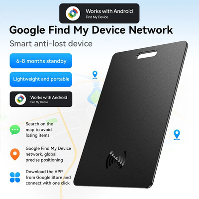 HOCO E97A Mini Finder Tracker Card Tags For Android Google Find My - Black_img_1