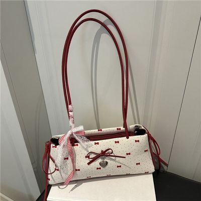 Korean Bow Armpit shoulder bag_img_1