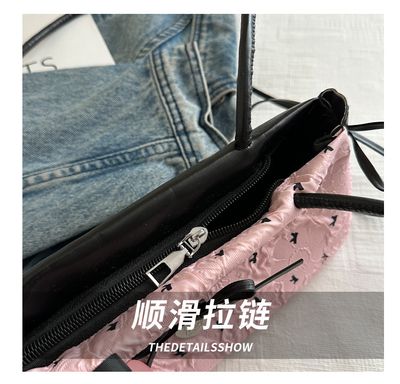 Korean Bow Armpit shoulder bag_img_7