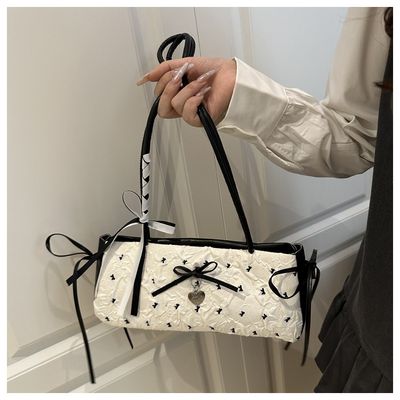 Korean Bow Armpit shoulder bag_img_10