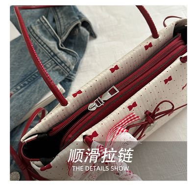 Korean Bow Armpit shoulder bag_img_13