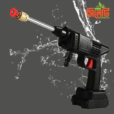 High Power Car Washing Guns Wireless Rechargeable Portable High-pressure Water Pump 21V Double Battery_img_4