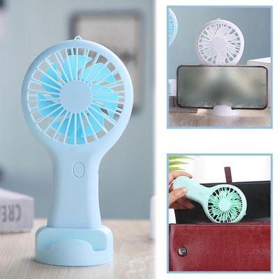 Mini Handy Fan Rechargeable With Stand_img_1