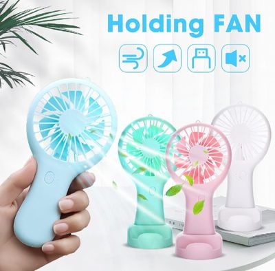 Mini Handy Fan Rechargeable With Stand_img_4