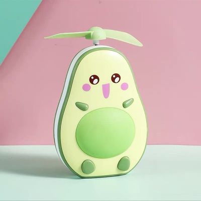 Portable Avocado Handheld Mini Air Cooler with Built-in Mirror and USB Charging_img_0