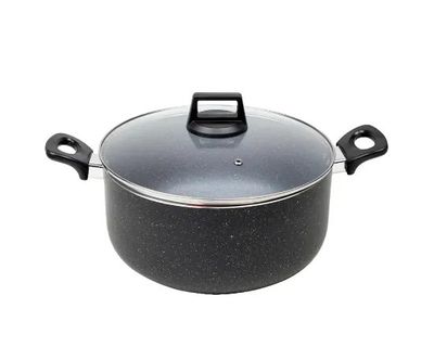 Kiam Nonstick Casserole with Glass Lid 24Cm_img_0