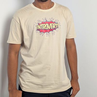 Basic | T-Shirt | Front Print With HoneyComb Rib 180+ GSM_img_2