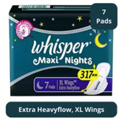 Whisper Sanitary Napkin Maxi Night 7 pads_img_0