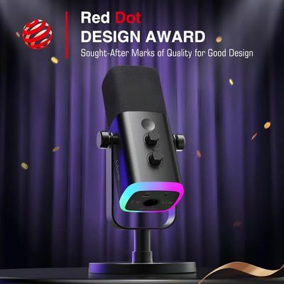 Fifine Ampligame AM8 RGB USB/XLR Dynamic Microphone - Price in Bangladesh_img_0