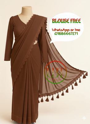 প্রিমিয়াম লেস টারসেল শাড়ি_img_10