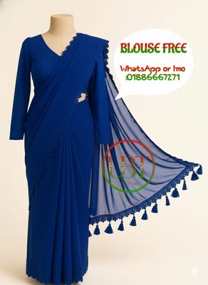 প্রিমিয়াম লেস টারসেল শাড়ি_img_11